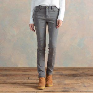 Sundance Primrose Party Slim Jeans Sequin Sz 27-28.